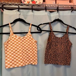 NWOT ARQ Bundle crop tanks